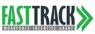 Fast Track Workforce Incentive Grant logo with arrows