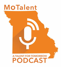 Missouri map with microphone - podcast logo
