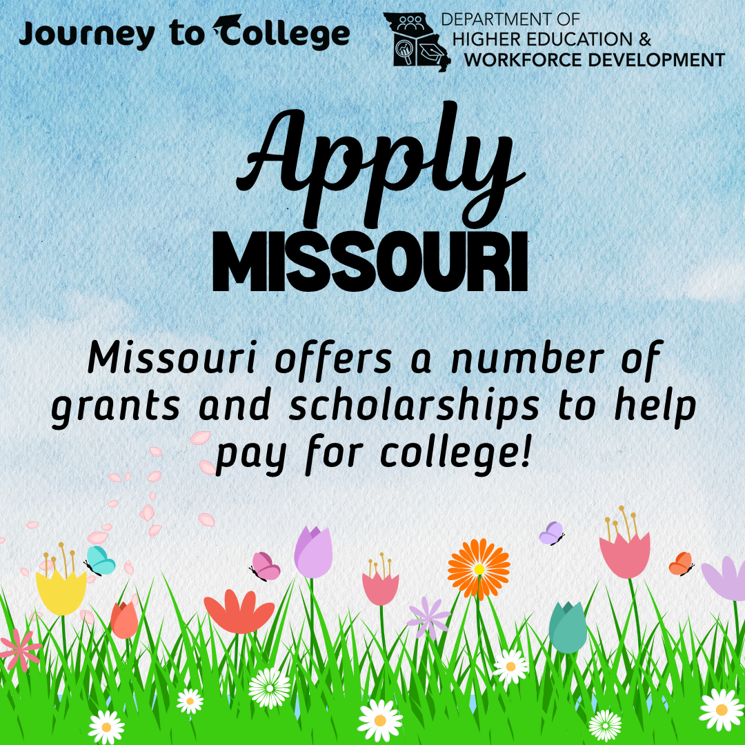 Missouri offers a number of scholarships to help pay for college