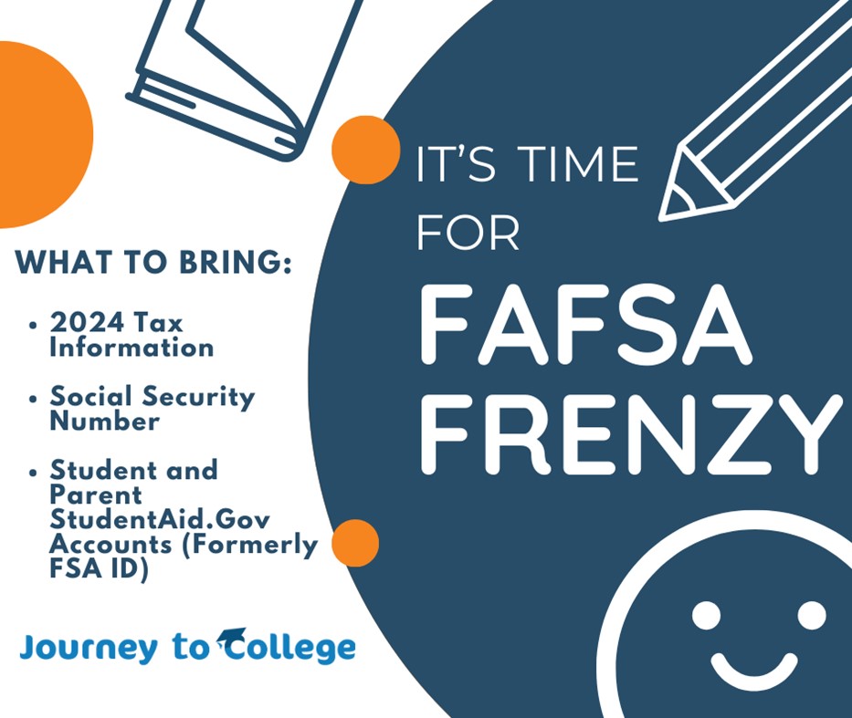 What to bring for FAFSA Frenzy