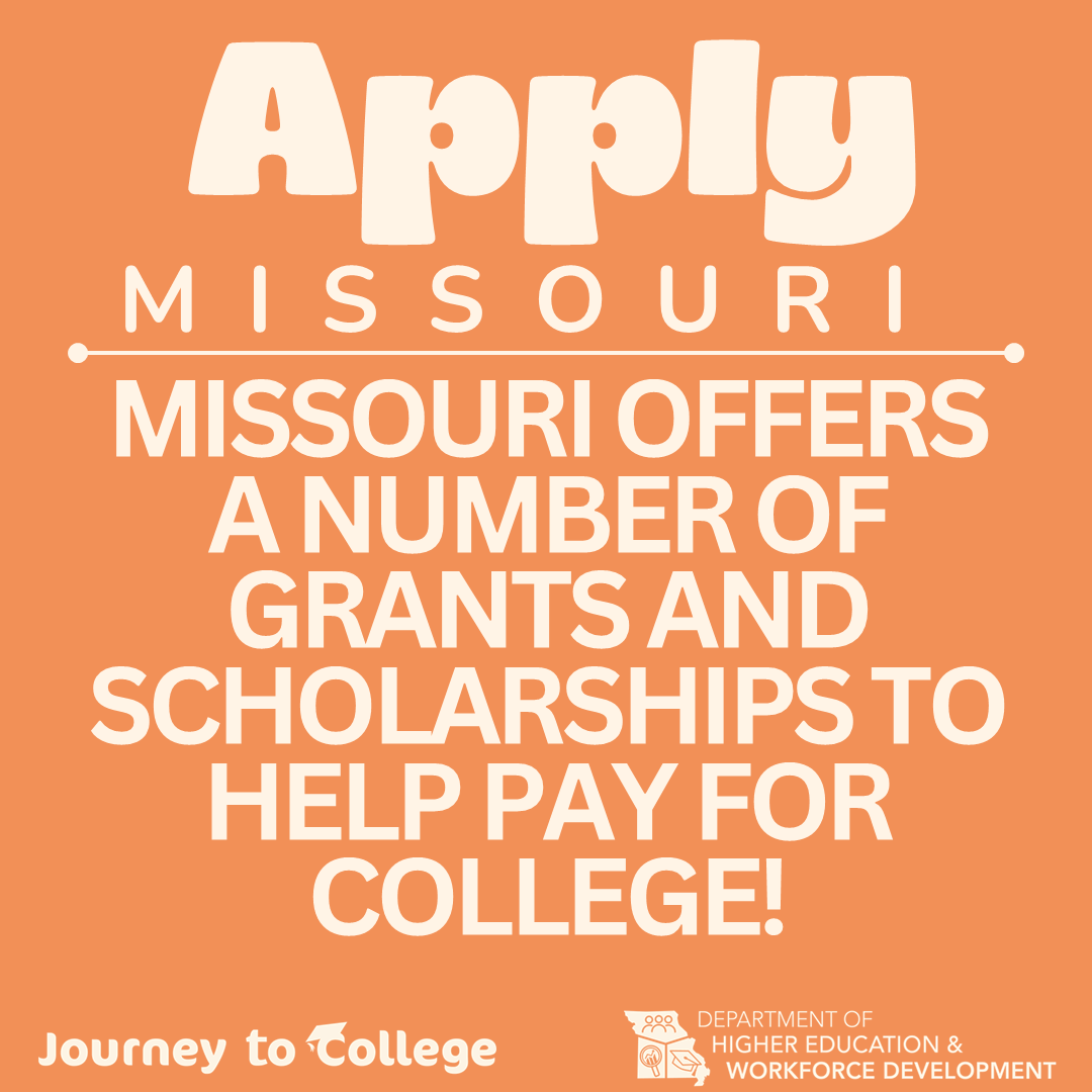 Missouri offers a number of scholarships to help pay for college