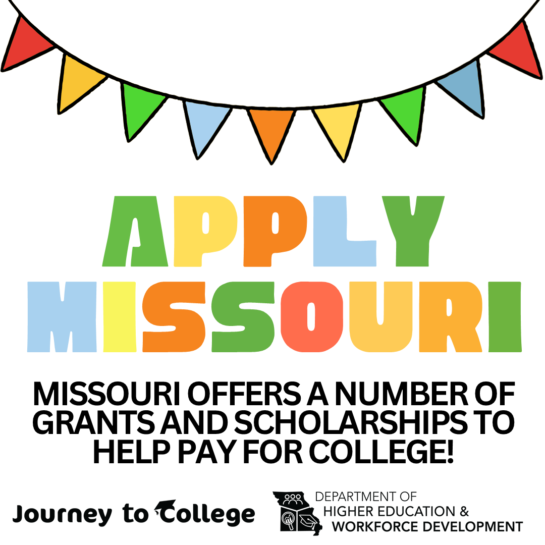 Missouri offers a number of scholarships to help pay for college