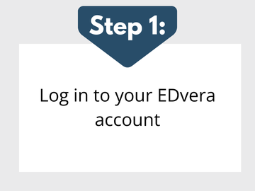 Log in to your EDvera account